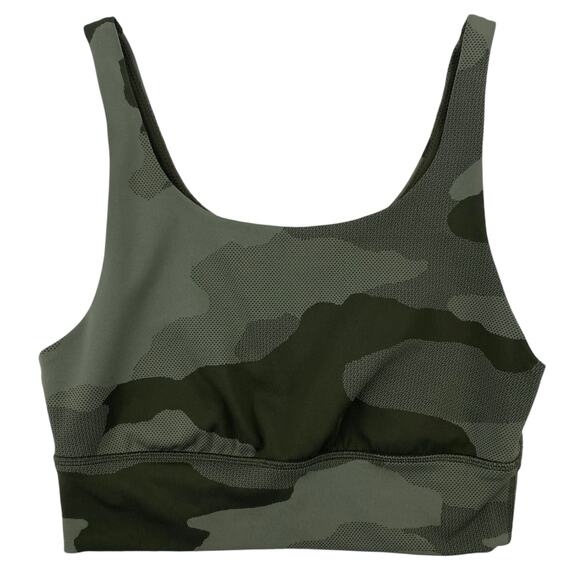 AERIE OFFLINE Stretch Extensible Sports Bra Camouflage Size Small Medium Support - Picture 2 of 4
